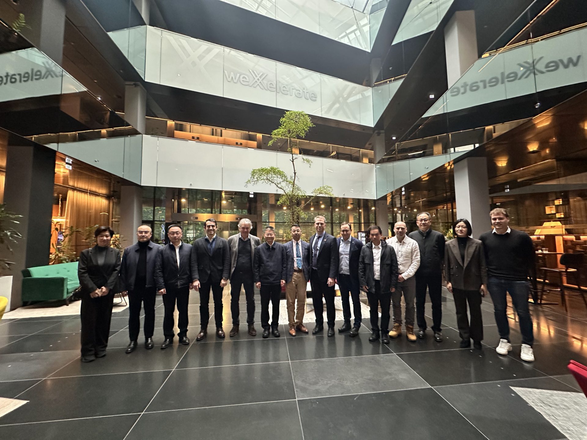 AIX-Delegation im weXelerate Tech Hub, Wien